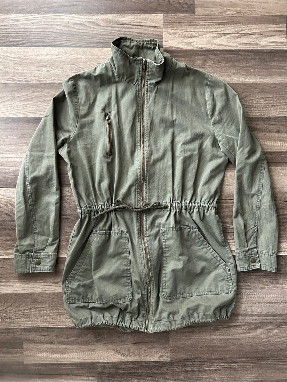 Forever 21 Utility Army Green Jacket